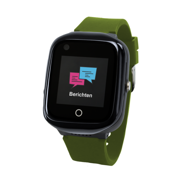 Connect NEO GPS telefoonhorloges voor kinderen berichtenservice groen